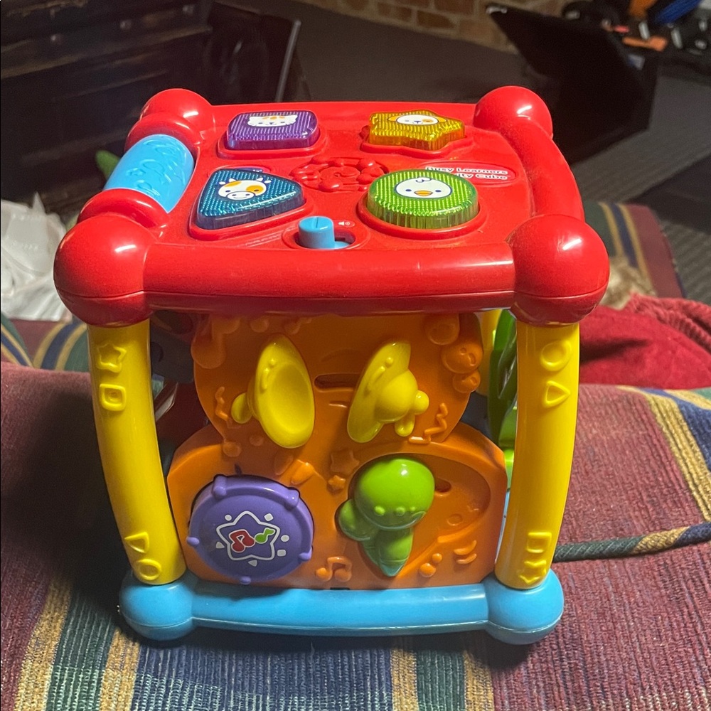 Vibrant Educational Activity Cube for Kids